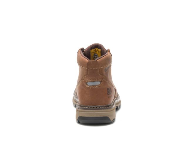 Cat Footwear | Parker Steel Toe Work Boot Dark Beige