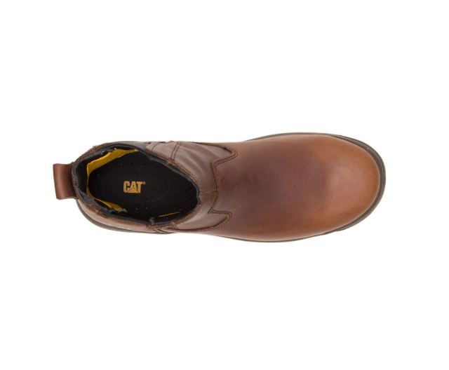 Cat Footwear | Abbey Steel Toe Work Boot Butterscotch