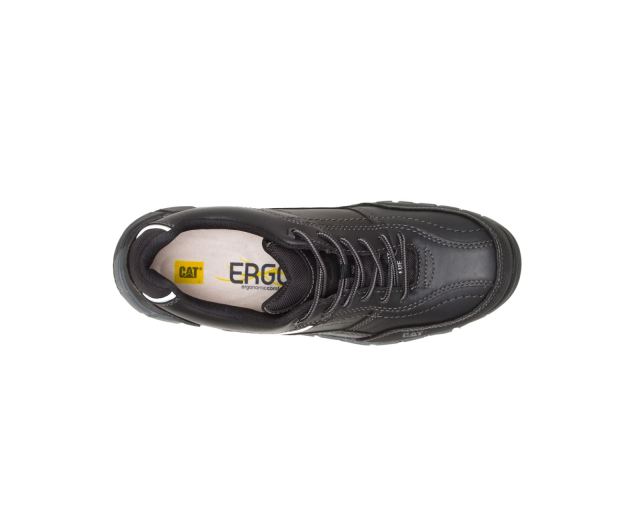 Cat Footwear | Streamline Leather Composite Toe Work Shoe Black