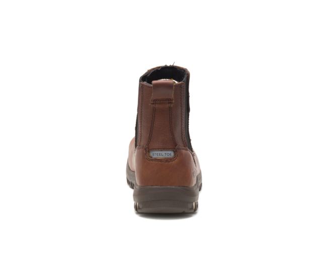 Cat Footwear | Abbey Steel Toe Work Boot Butterscotch