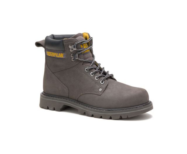 Cat Footwear | Second Shift Work Boot Medium Charcoal