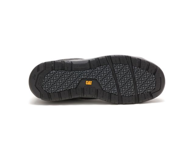 Cat Footwear | Brode Steel Toe Work Shoe Black