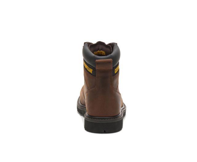 Cat Footwear | Second Shift Steel Toe Work Boot Dark Brown