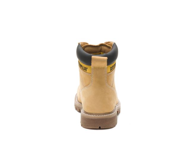 Cat Footwear | Second Shift Steel Toe Work Boot Honey Nubuck