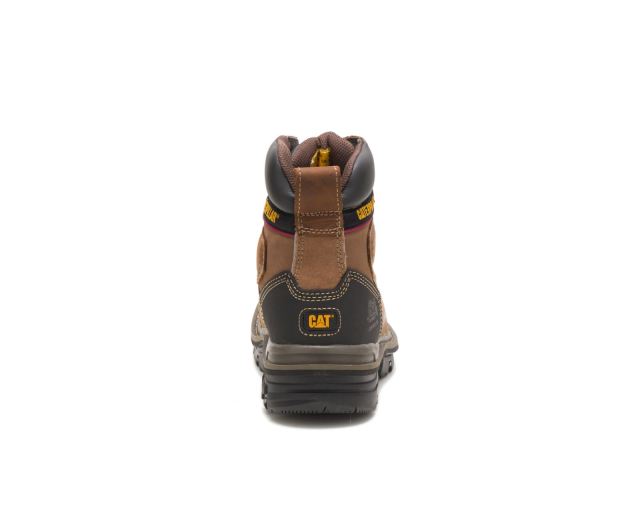 Cat Footwear | Hauler 6" Waterproof Composite Toe Work Boot Dark Beige