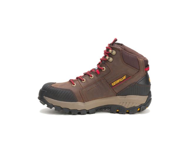 Cat Footwear | Navigator Mid Waterproof Steel Toe Work Boot Clay