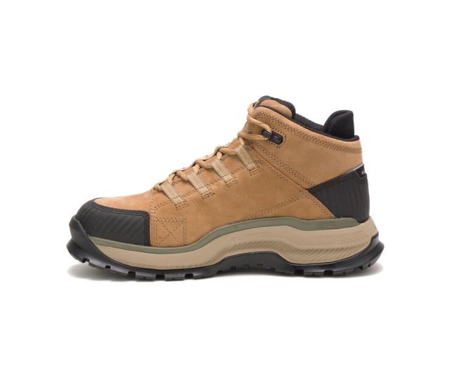 Cat Footwear | Utilize Waterproof Alloy Toe Work Boot Sand