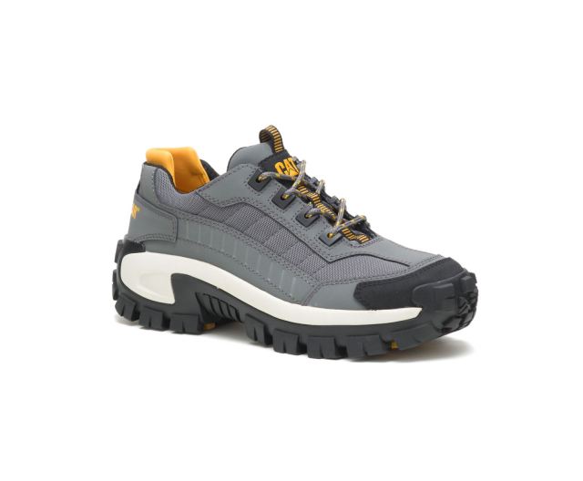 Cat Footwear | Invader Steel Toe Work Shoe Gargoyle