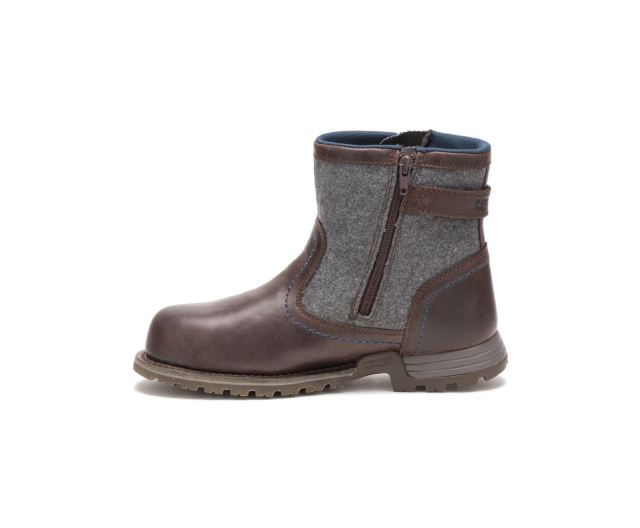 Cat Footwear | Jace Steel Toe Work Boot Mulch