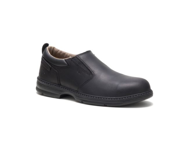 Cat Footwear | Conclude Steel Toe Work Shoe Black