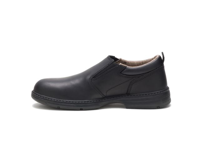 Cat Footwear | Conclude Steel Toe Work Shoe Black