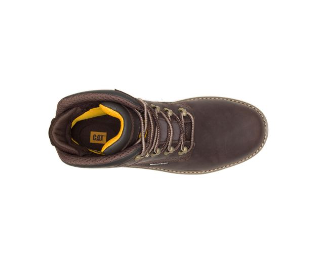 Cat Footwear | Fairbanks 6" Waterproof Steel Toe Work Boot Mulch