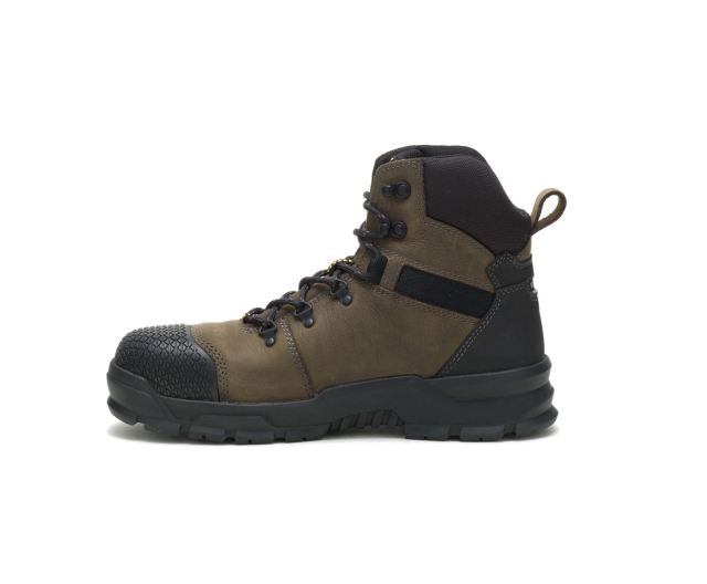 Cat Footwear | Accomplice X Waterproof Steel Toe Work Boot Boulder