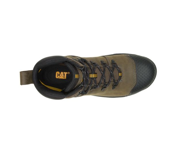 Cat Footwear | Accomplice X Waterproof Steel Toe Work Boot Boulder