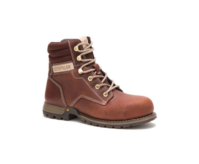 Cat Footwear | Paisley 6" Steel Toe Work Boot Tawny