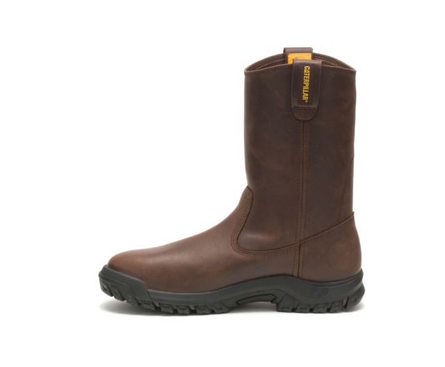 Cat Footwear | Drawbar Steel Toe Work Boot Summer Brown