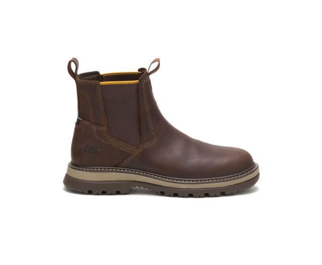 Cat Footwear | Fairbanks Chelsea Work Boot Toffee