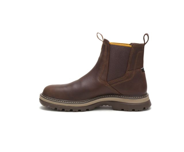 Cat Footwear | Fairbanks Chelsea Work Boot Toffee