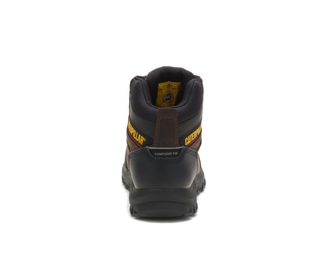 Cat Footwear | Resorption Waterproof Composite Toe Work Boot Seal Brown