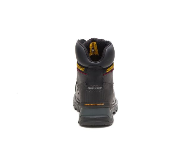 Cat Footwear | Excavator XL 6" Waterproof Composite Toe Work Boot Black