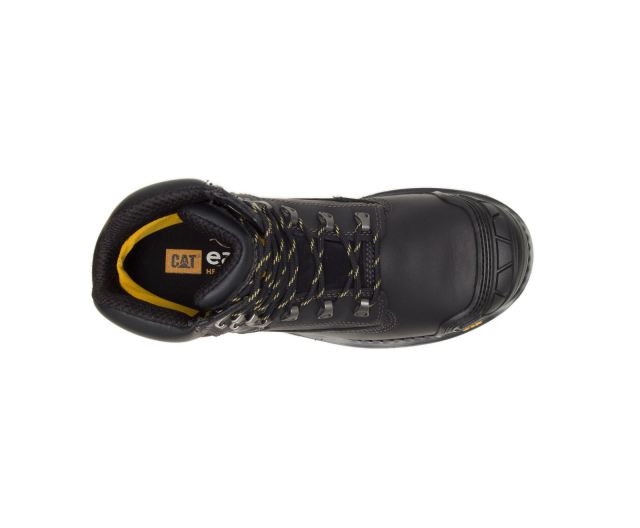 Cat Footwear | Excavator XL 6" Waterproof Composite Toe Work Boot Black