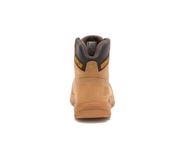 Cat Footwear | Outline Steel Toe Work Boot Honey Reset