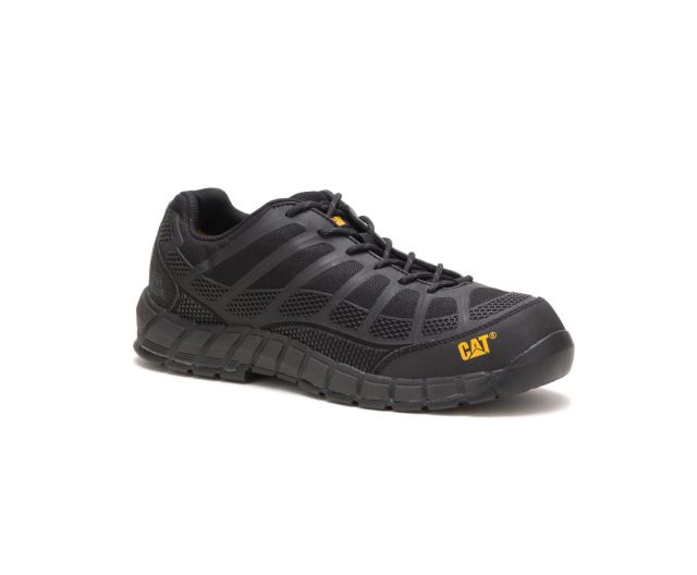 Cat Footwear | Streamline Composite Toe Work Shoe Black/Black