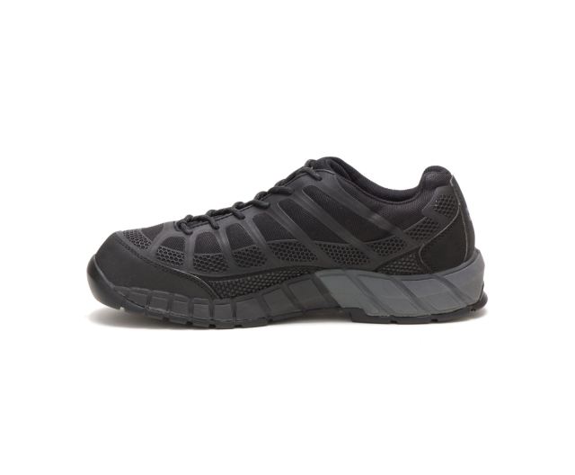 Cat Footwear | Streamline Composite Toe Work Shoe Black/Black