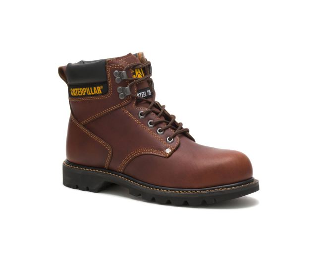 Cat Footwear | Second Shift Steel Toe Work Boot Tan