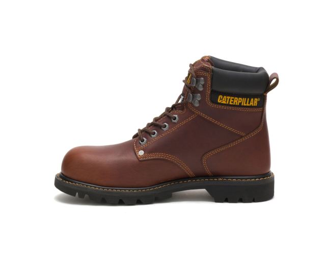 Cat Footwear | Second Shift Steel Toe Work Boot Tan