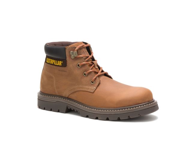 Cat Footwear | Outbase Waterproof Work Boot Brown