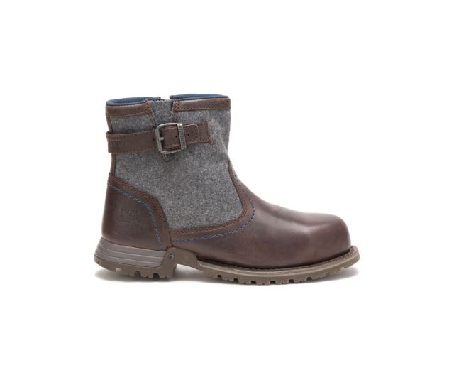 Cat Footwear | Jace Steel Toe Work Boot Mulch