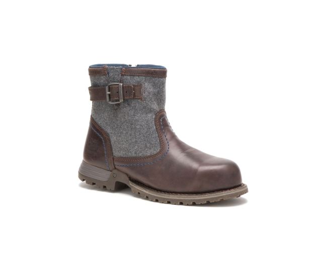 Cat Footwear | Jace Steel Toe Work Boot Mulch