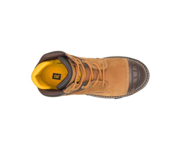 Cat Footwear | Excavator Superlite Waterproof Nano Toe Work Boot Sudan Brown