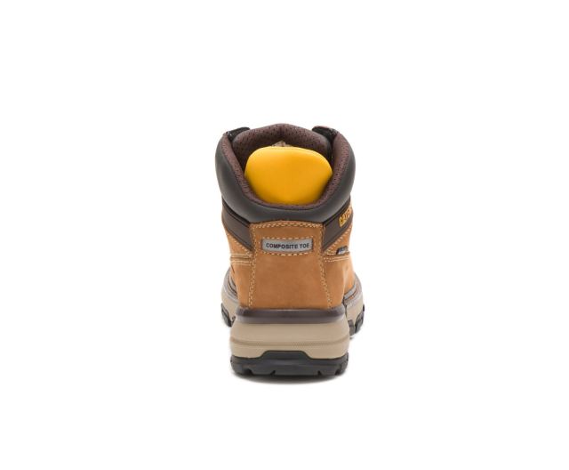 Cat Footwear | Excavator Superlite Waterproof Nano Toe Work Boot Sudan Brown