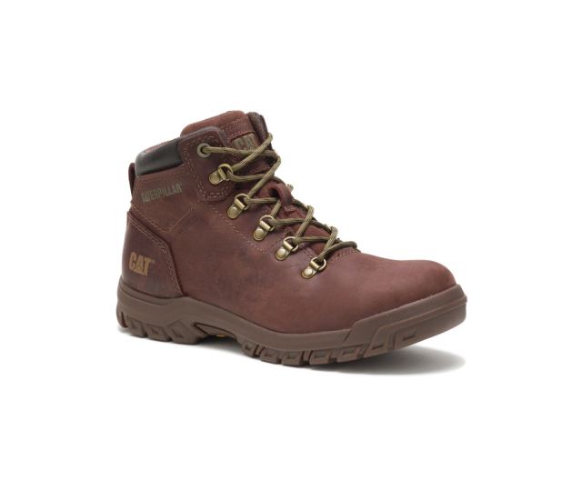 Cat Footwear | Mae Steel Toe Waterproof Work Boot Cocoa