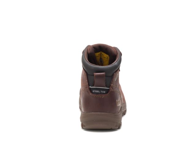 Cat Footwear | Mae Steel Toe Waterproof Work Boot Cocoa