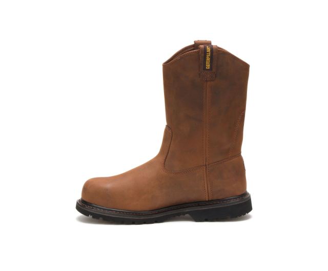 Cat Footwear | Edgework Steel Toe Work Boot Mahogany