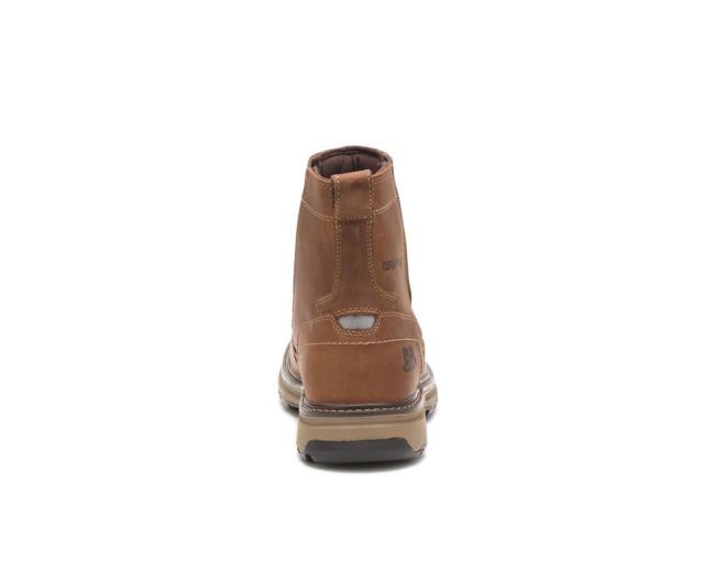 Cat Footwear | Pelton Work Boot Dark Beige