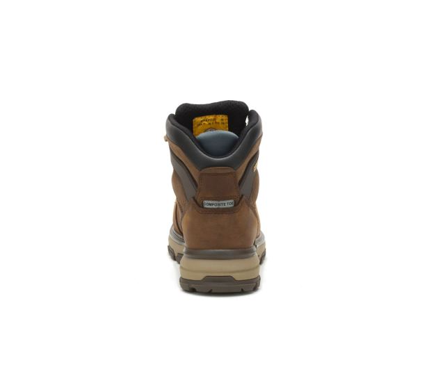 Cat Footwear | Excavator Superlite Waterproof Thinsulate™ Nano Toe Work Boot Dark Brown