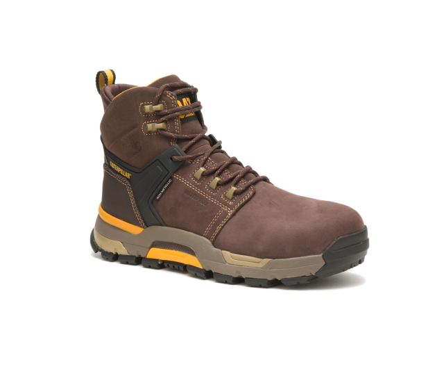 Cat Footwear | Cat Footwear | EDGE Waterproof Nano Toe Work Boot Coffee Bean