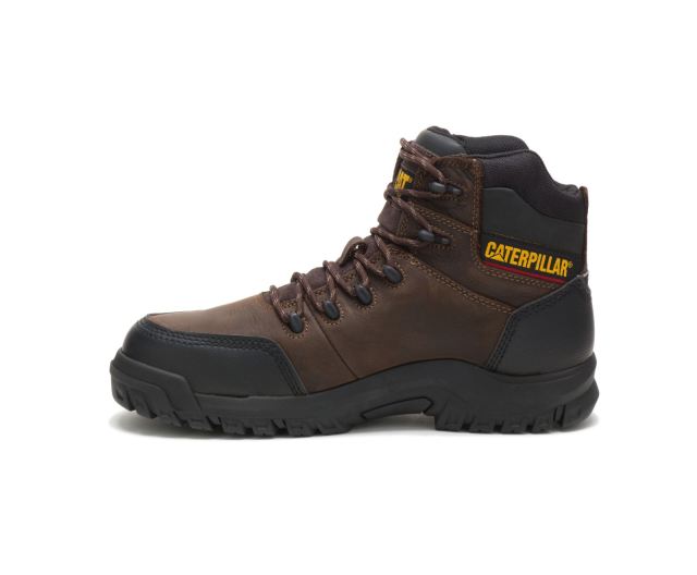 Cat Footwear | Resorption Waterproof Composite Toe Work Boot Seal Brown