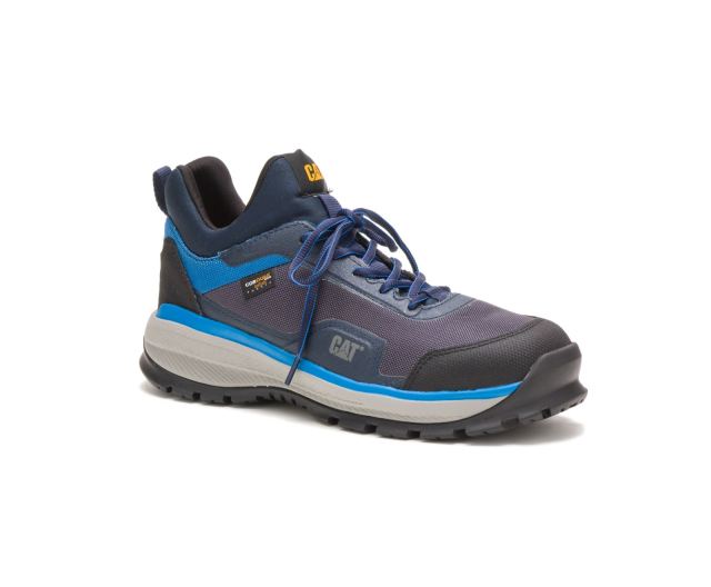 Cat Footwear | Engage Alloy Toe Work Shoe Blue Nights