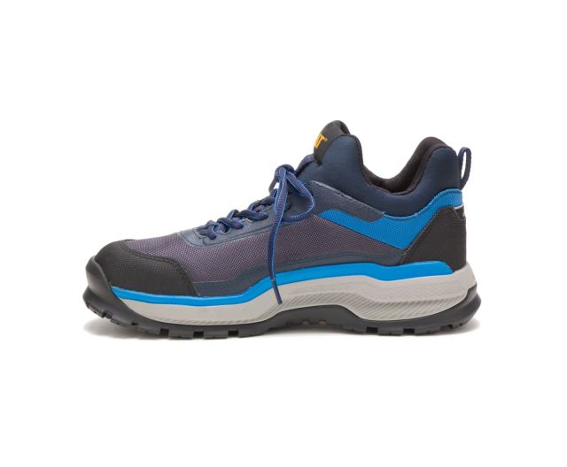 Cat Footwear | Engage Alloy Toe Work Shoe Blue Nights