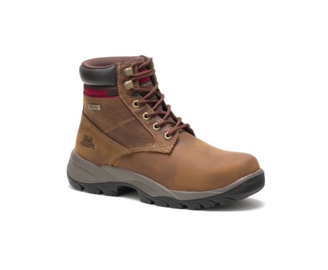 Cat Footwear | Dryverse 6" Waterproof Work Boot Dark Beige