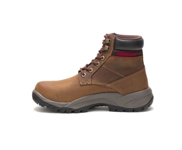 Cat Footwear | Dryverse 6" Waterproof Work Boot Dark Beige