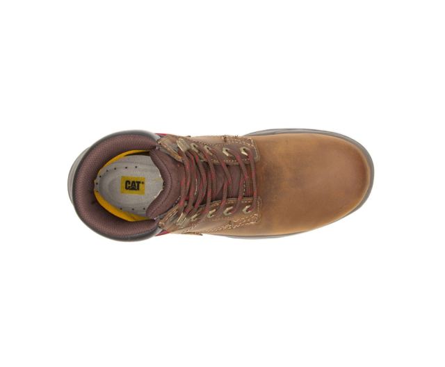 Cat Footwear | Dryverse 6" Waterproof Work Boot Dark Beige