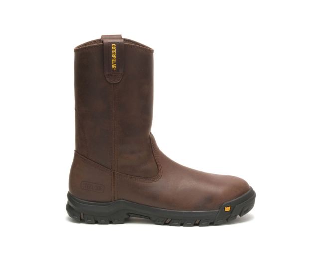 Cat Footwear | Drawbar Steel Toe Work Boot Summer Brown