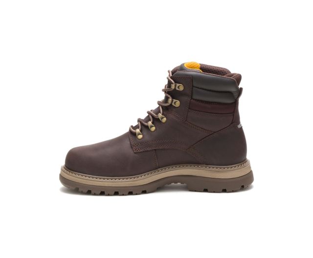 Cat Footwear | Fairbanks 6" Waterproof Steel Toe Work Boot Mulch