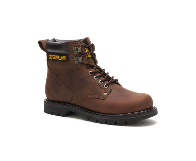 Cat Footwear | Second Shift Work Boot Dark Brown